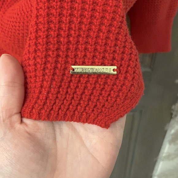 ♥️ Michael Kors Cowl Neck Waffle Sweater - Picture 3 of 4